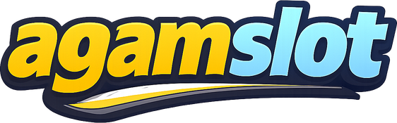 Logo agamslot hijau biru gelap